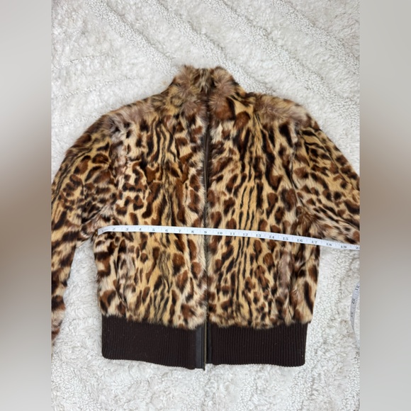 Vintage Guess Leopard Printed Rabbit Jacket - Picture 7 of 7